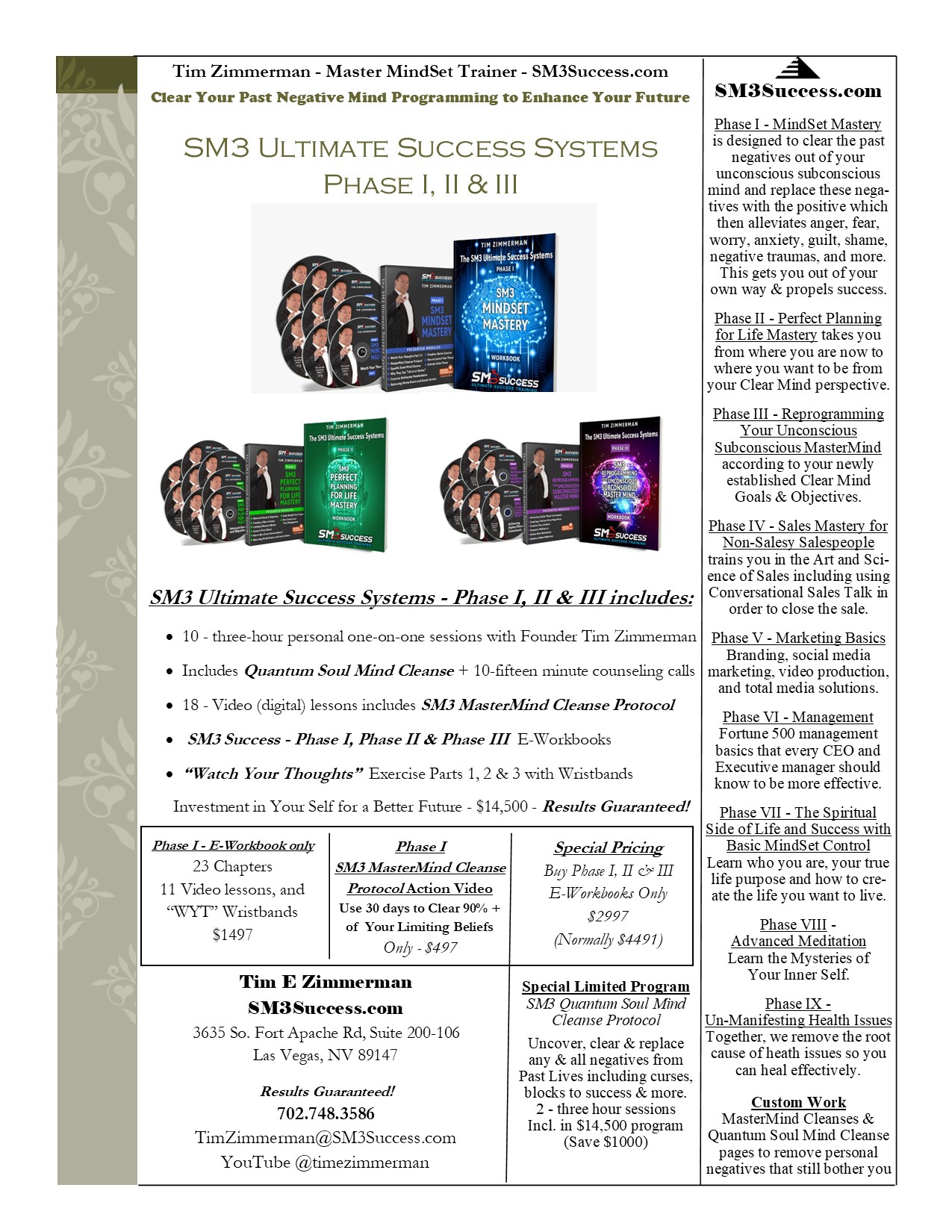 TEZ SM3 Phase I, II and III together flyer corrected 2